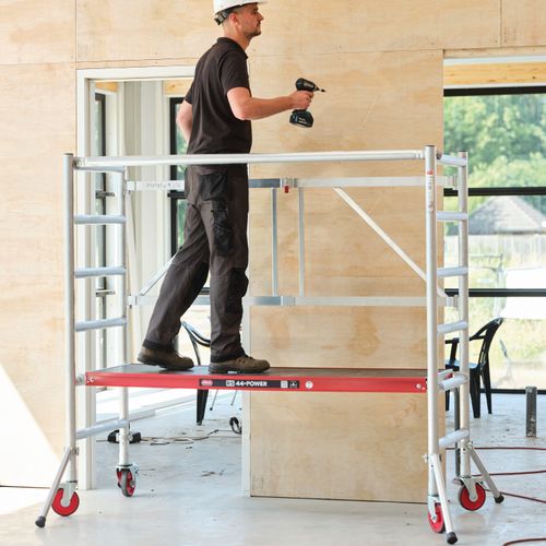 Stelling kopen? Veilig naar 14 meter werkhoogte