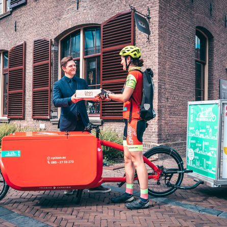 Cycloon en Librije’s Winkel werken samen aan schone bezorging