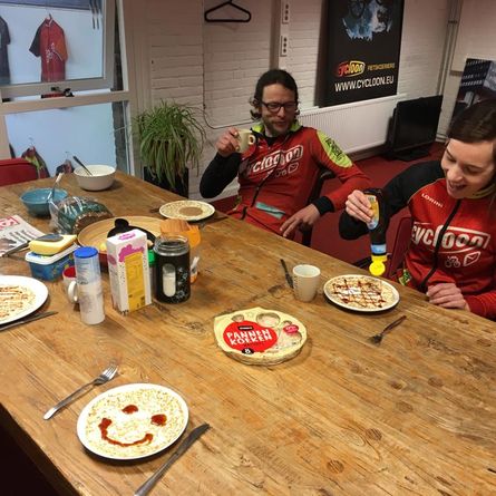 Pannenkoeken: voor een beetje pit, pep en peper op de fiets