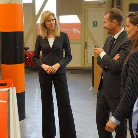 Staatssecretaris Mona Keijzer op bezoek bij Cycloon