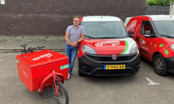 Niek Karrenbelt, logistiek en facilitair manager bij Cycloon, aan het woord.